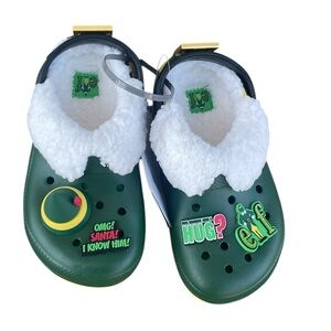 Crocs Buddy the Elf Slip-Ons, Unisex Little‎ Kids 13, NWT